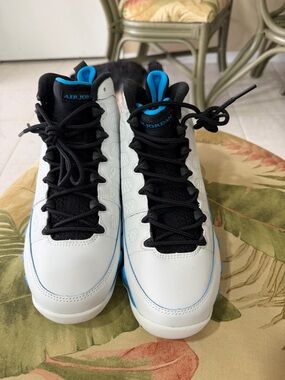 Jordan 9 Powder Blue 6y 7.5 women new